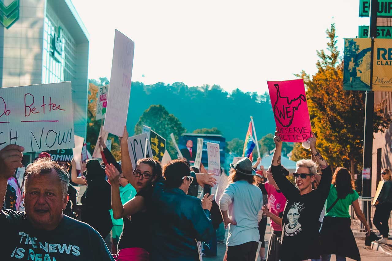 Protest against women rights violence
